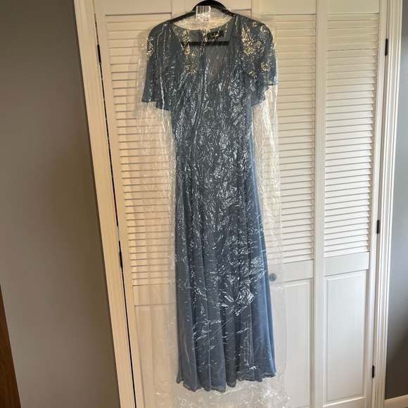 Lulus Kadence Slate Blue Chiffon Maxi Dress - Picture 13 of 16